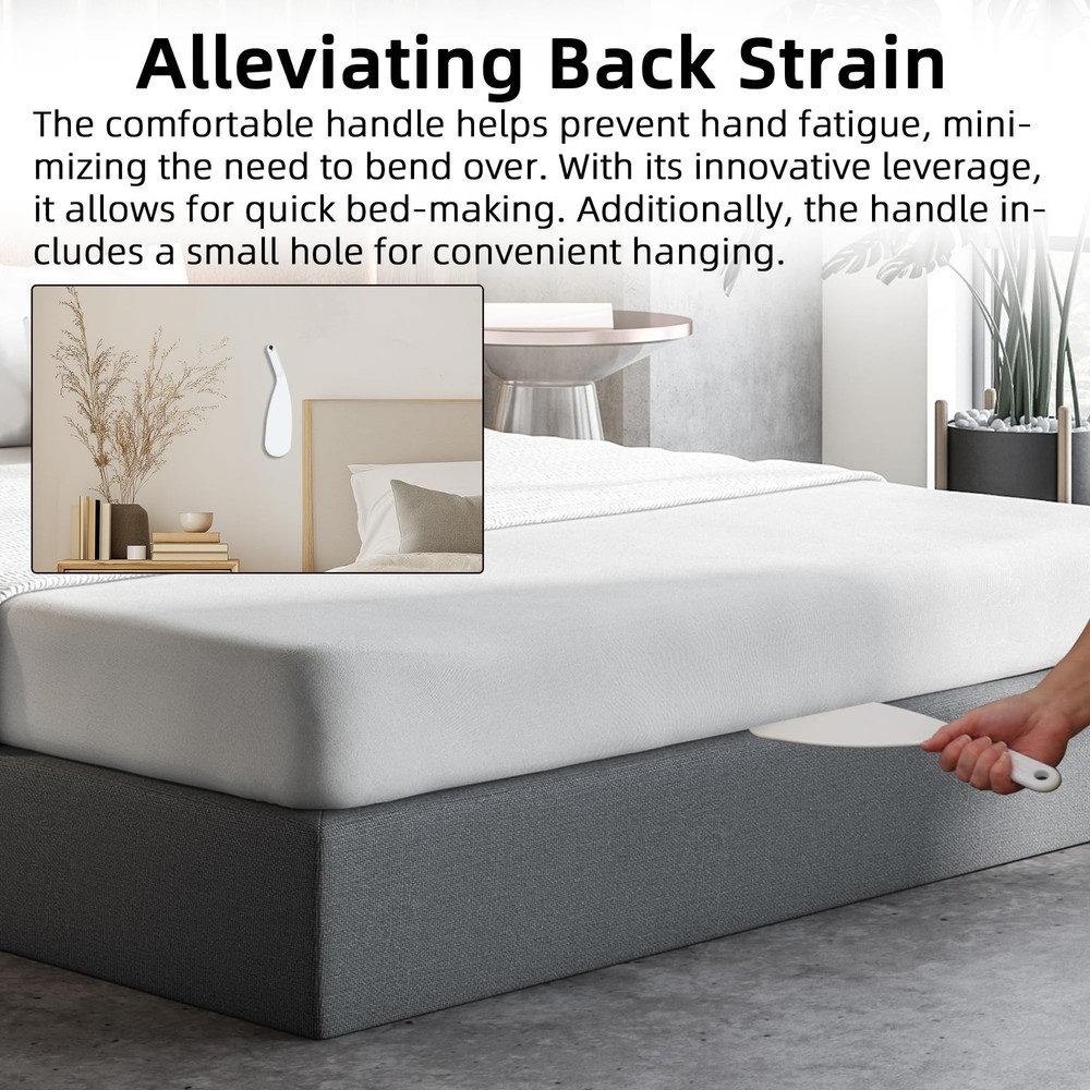 14.5" Extra Long Mattress Lifter for Changing Sheets, Sheet Tucker Tool