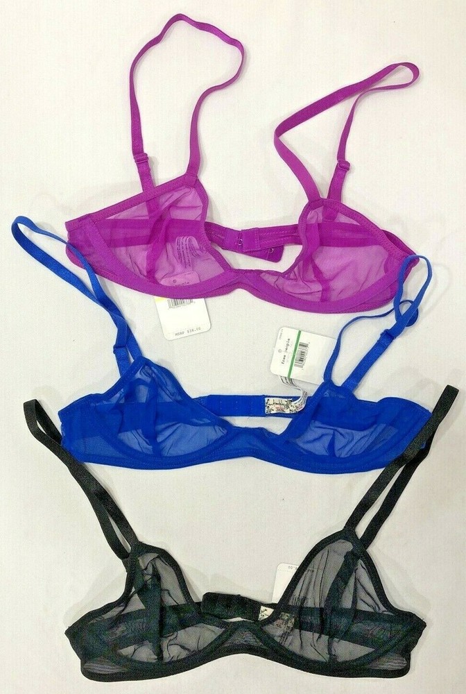 Intimately FREE PEOPLE Sheer Mesh Underwire Bra 1736, Various, NWT
