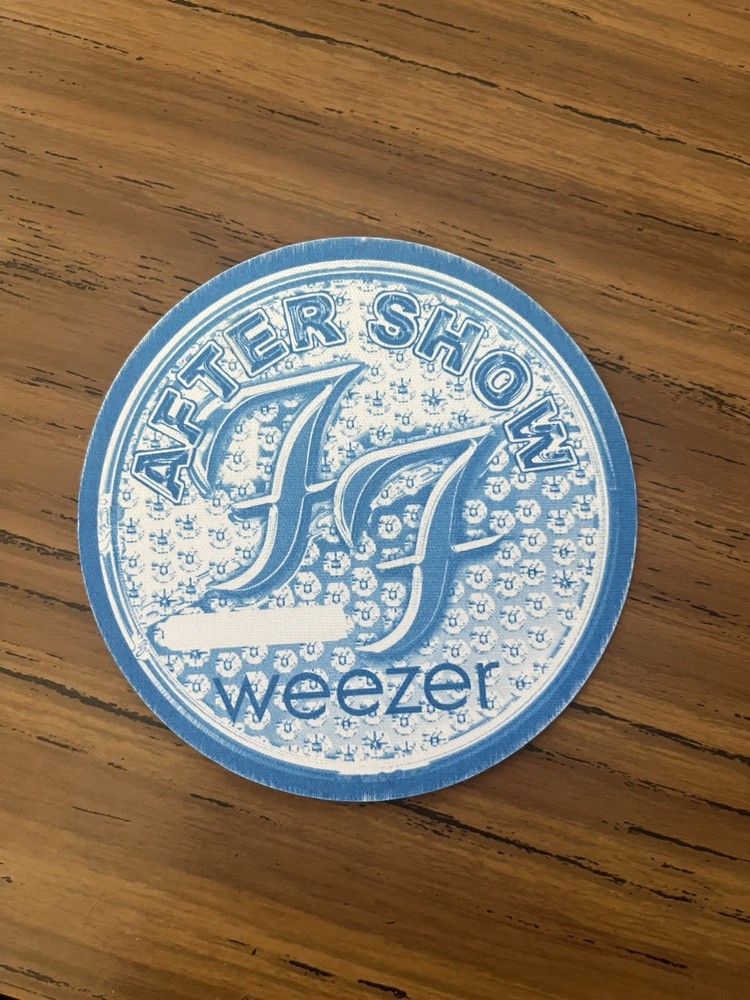 Foo Fighters Weezer After Show Pass Sticker Rare