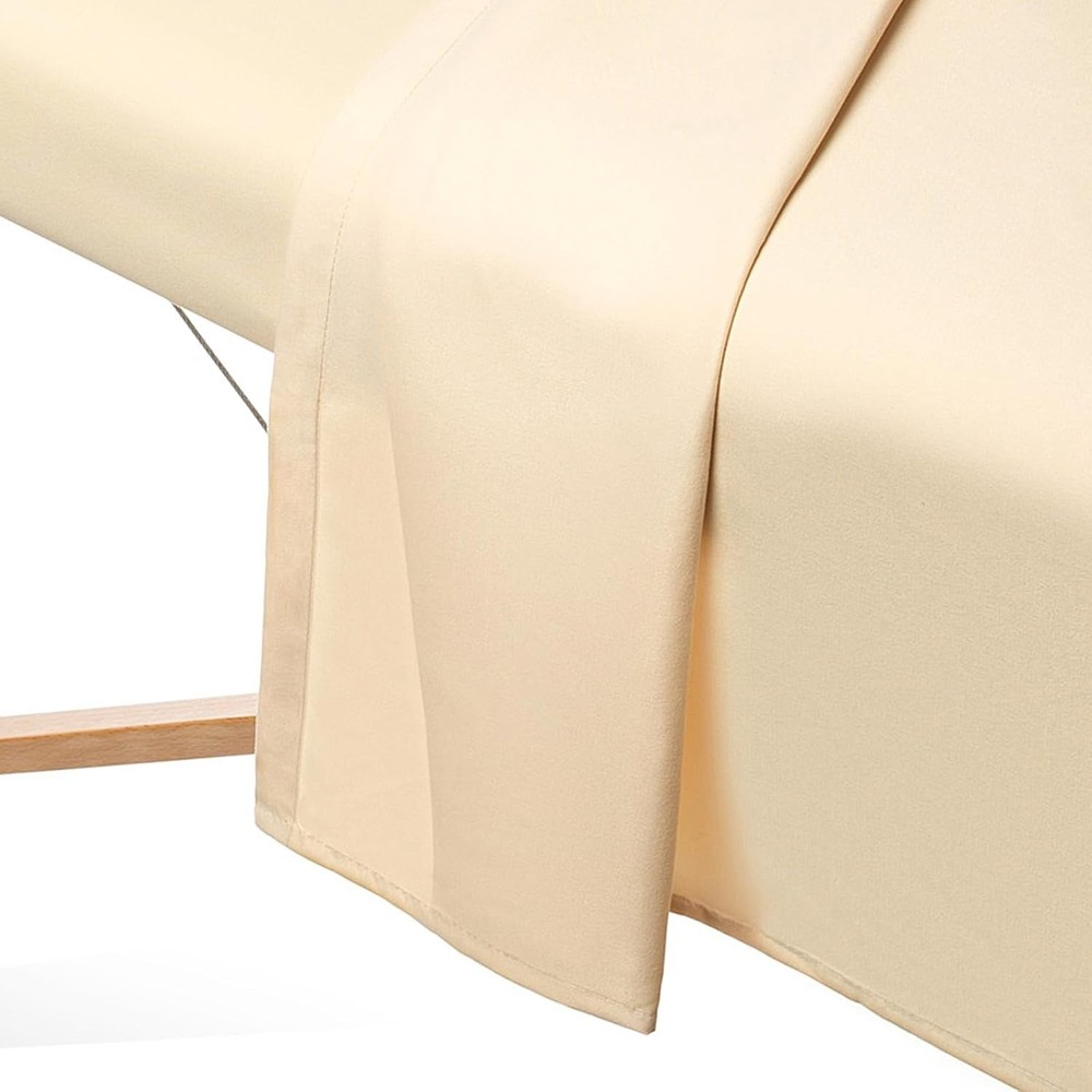 Soft & Wrinkle-Resistant Microfiber Massage Table Sheet Set - 3-Piece Essential