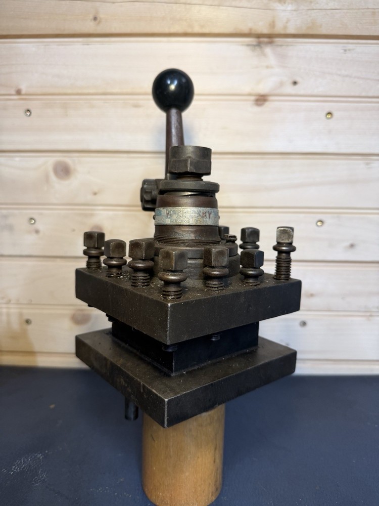 McCrosky Size E 4 1/2” 4 Side Quick Change Lathe Tool Post Machinist Tools