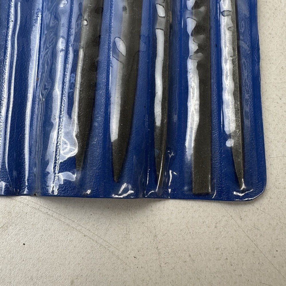 Central Forge P4614 12 Piece Precision Needle Mini Files Poly Handles