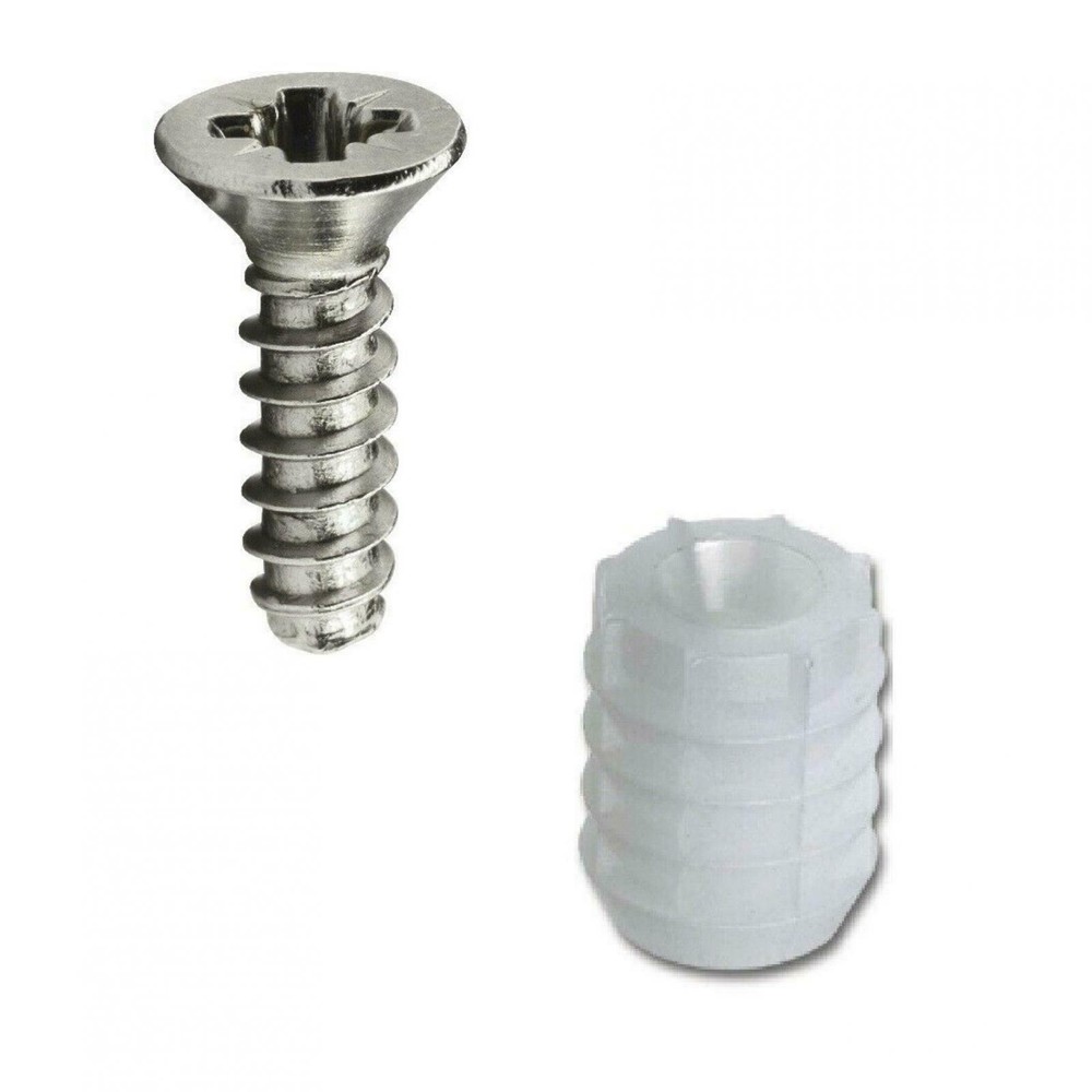 Blum Hinge Plastic Dowel 8mm & Screws - Choose Quantity