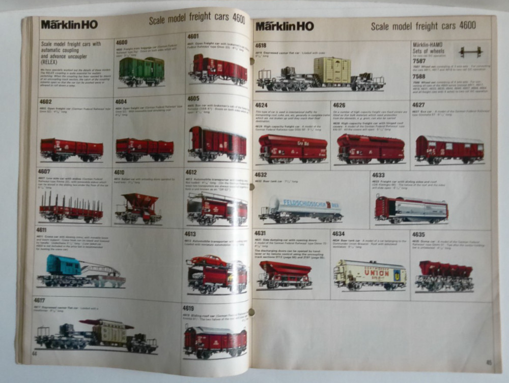 Vintage Marklin 1973 E Catalog