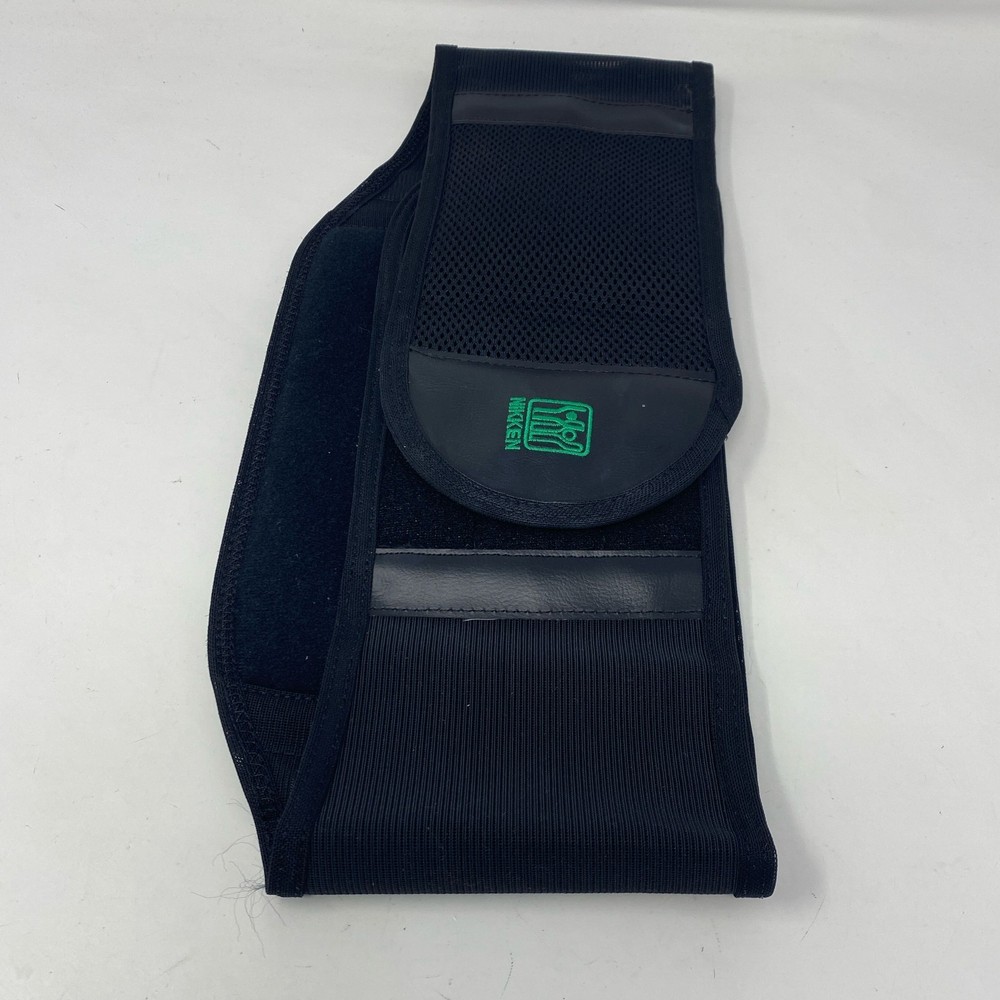 NIKKEN KenkoTherm Back Belt Black Medium 18221 Adjustable Support