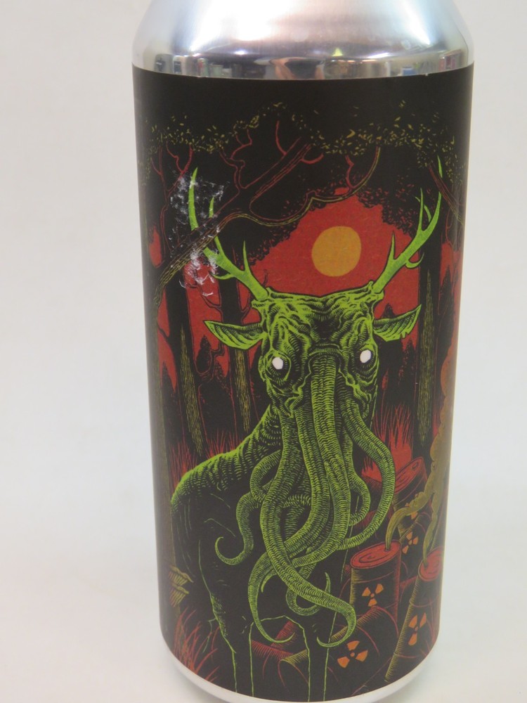 Craft Beer Empty Can ~ ABOMINATION Brewing Toxic Earth Double IPA with Matcha