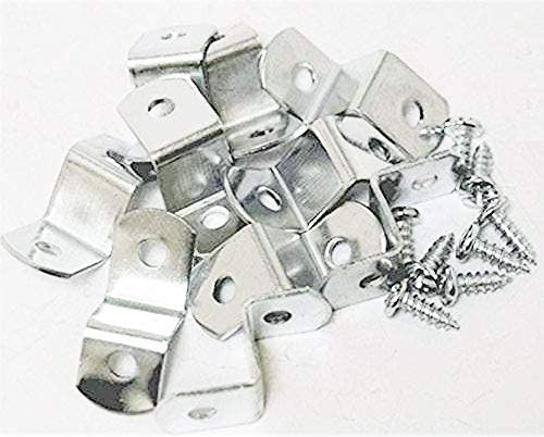 1/2" Offset Clips Extra Heavy Duty with Screws 100 Pack