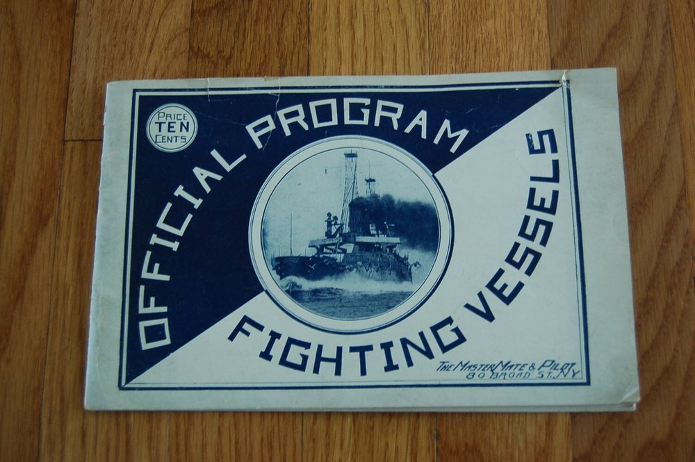 Vintage Very Early Fighting Vessels Official Program