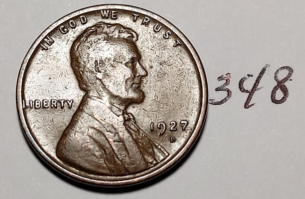 1927-D Lincoln Wheat Cent #348