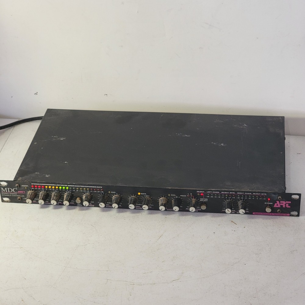 ART MDC 2001 Stereo Master Dynamics Controller, Compressor, Gate, Vintage Rack