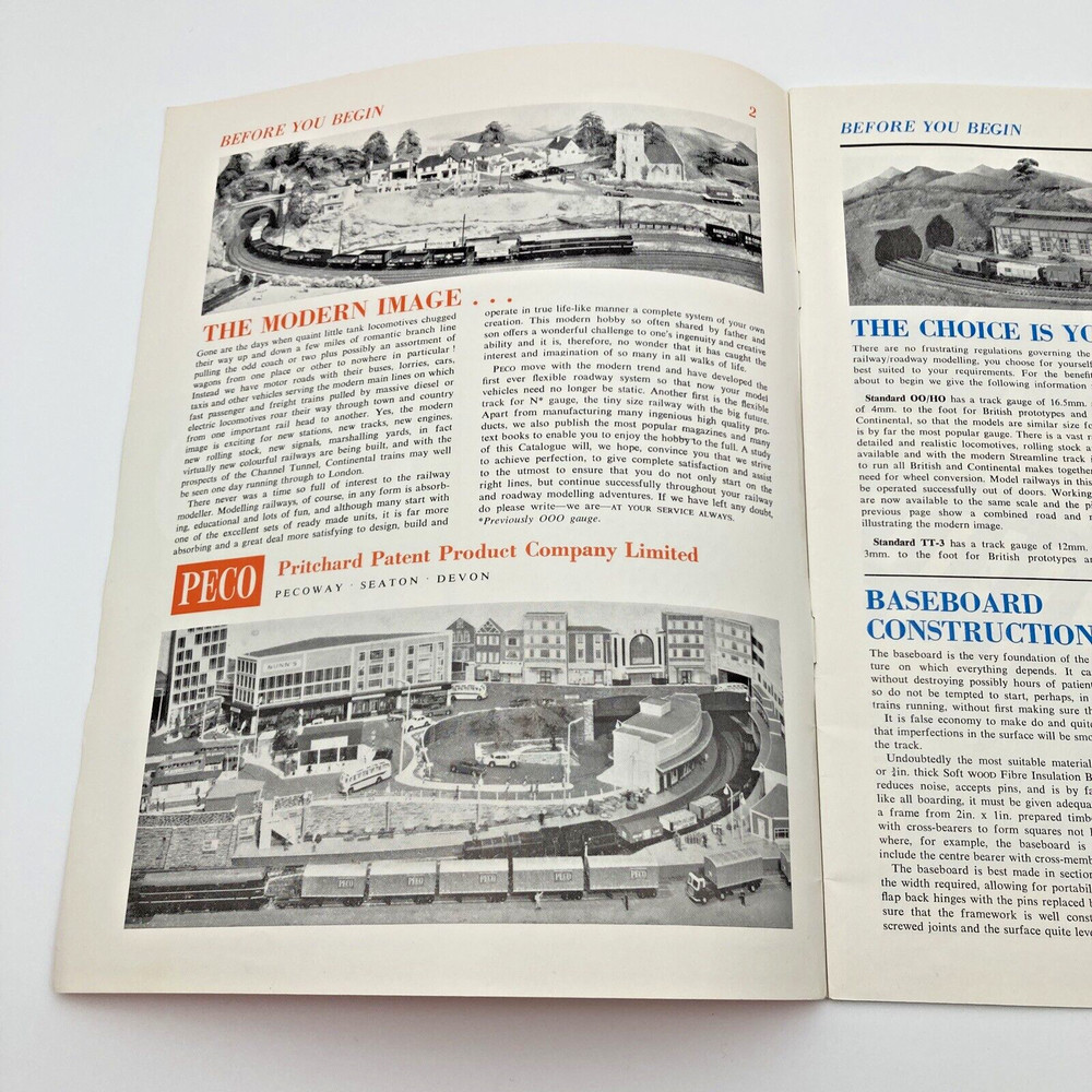 PECO Model Train and Railways Catalog 14th Edition 1965
