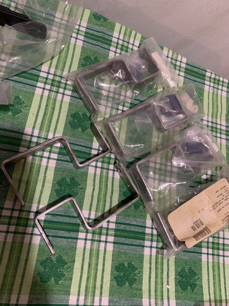 ❤️Robert Allen Drapery Brackets (1 Pair) HWARC B1 5x3 Watersilver NOS