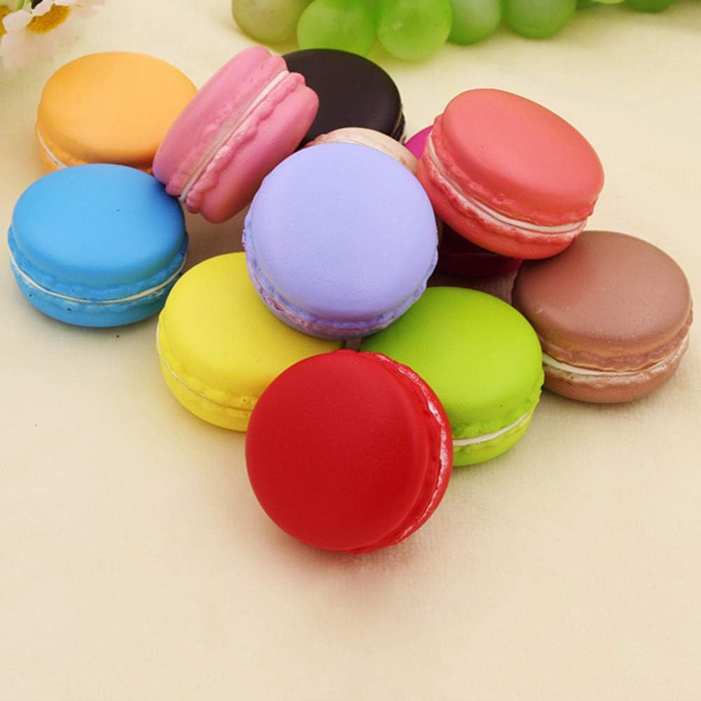 12 Pcs Artificial Simulation Macaron Cake, Realistic Artificial French Dessert F