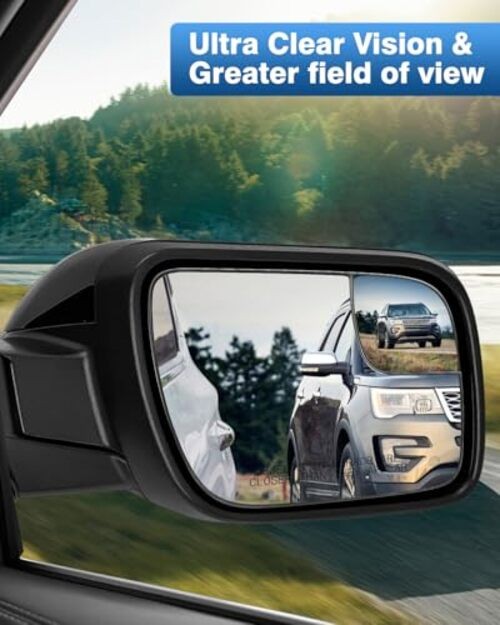 Mirror Glass Replacement for Ford Explorer 2011 2012 2013 2014 Passenger Side