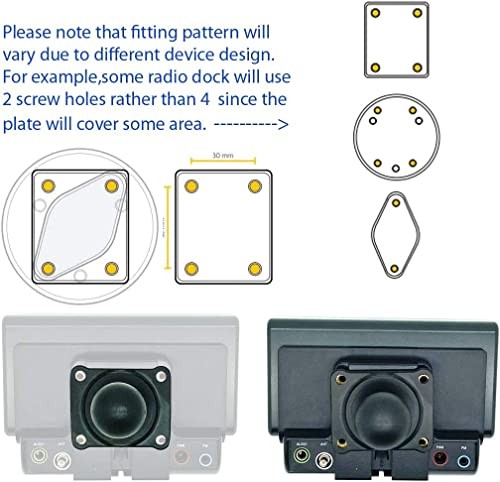 LycoGear Heavy Duty Metal AMPS Hole Pattern ELD Drinks Cup Holder Mount