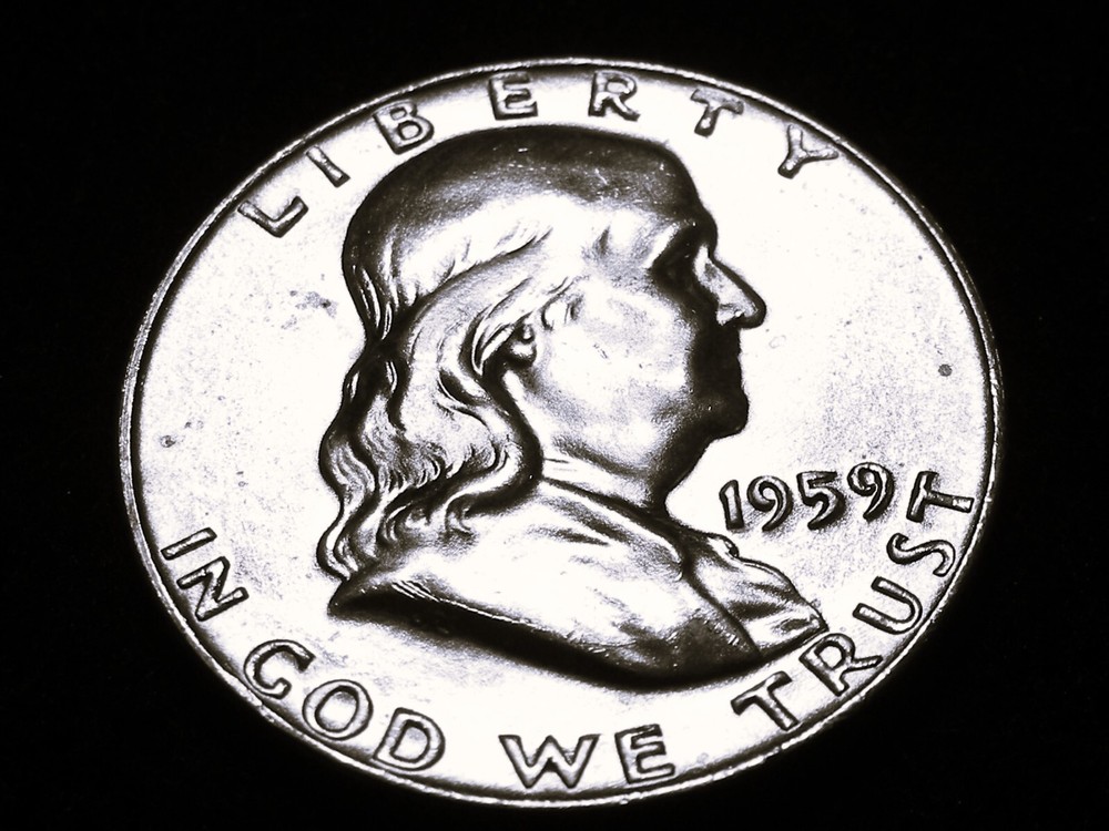 1959-D FRANKLIN HALF DOLLAR * SILVER * BU * CHECK IT OUT
