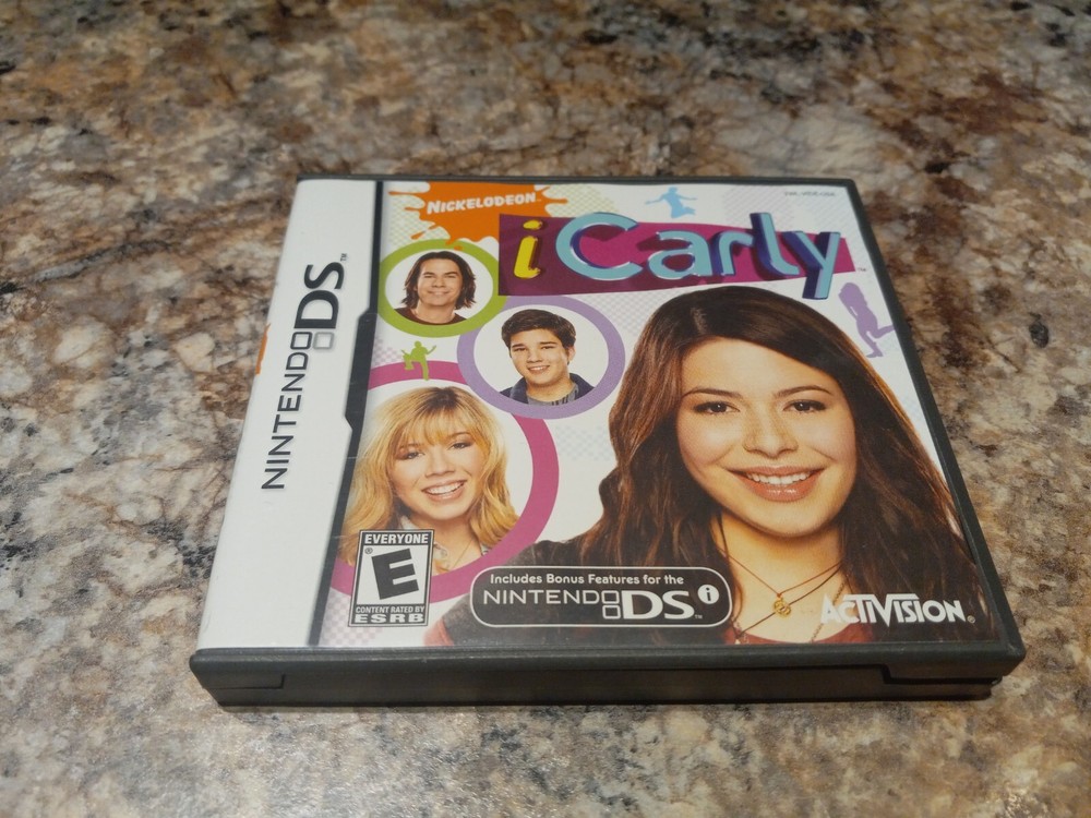 iCarly Nintendo DS Authentic Case / Box With Manual NO GAME