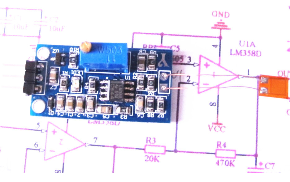 Strain gauge Bending detection Test Sensor Module Weigh Amplifier Voltage Output
