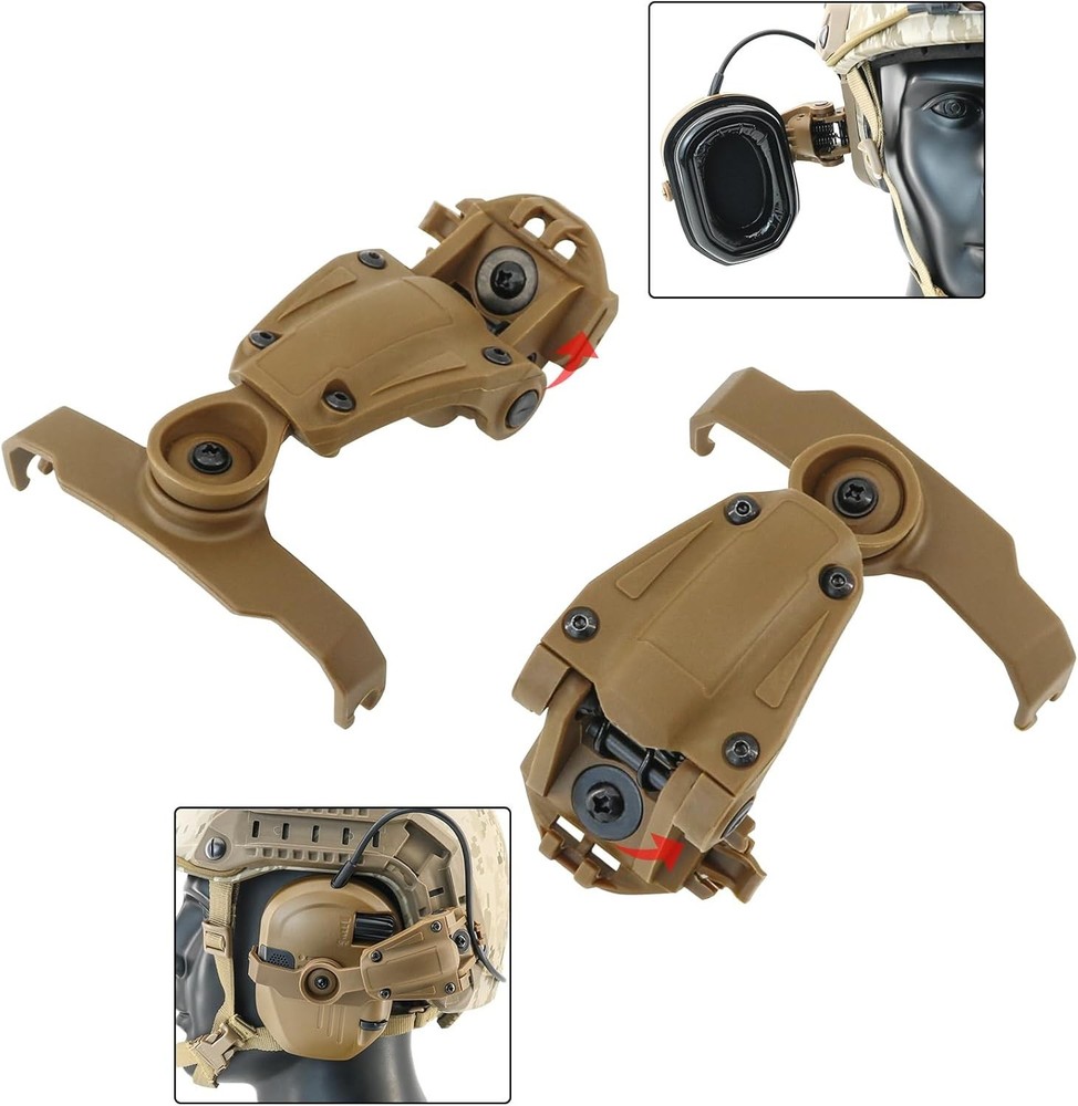 Tactical Helmet Rail Adapter - Fits Walker's Razor