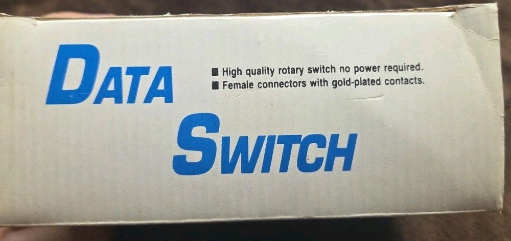 AESP NEW Data Transfer A-B-C-D Switch Box SEL & PRL Printer DB25-4