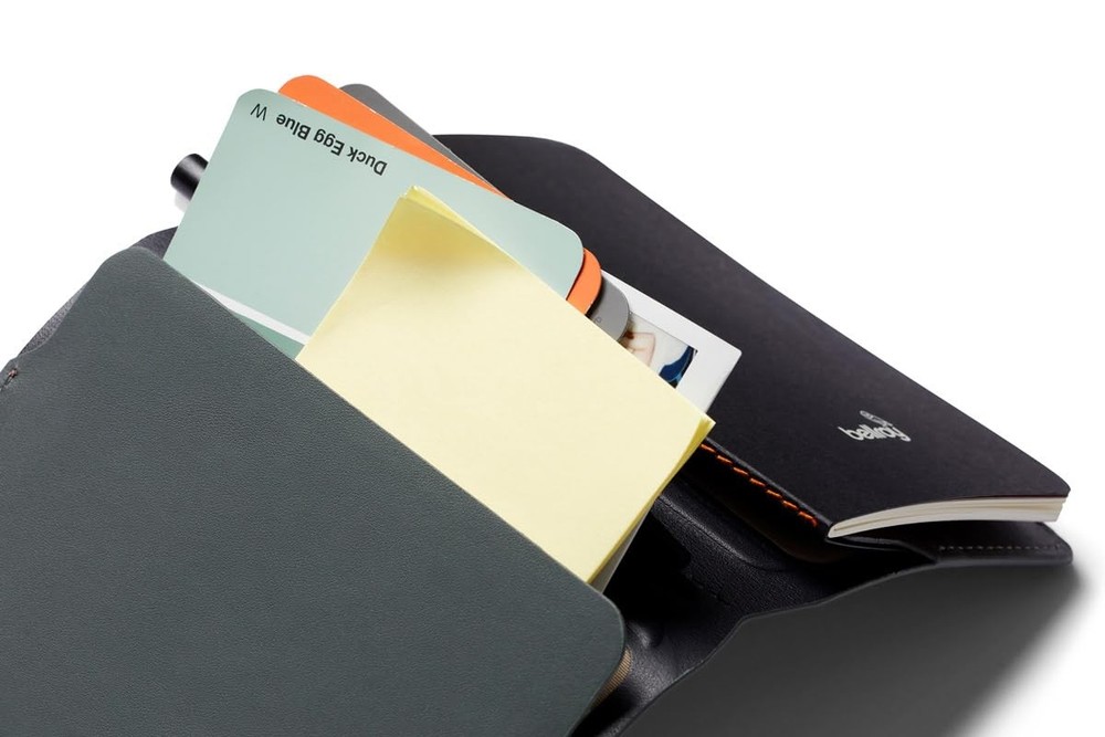 Notebook Cover (leather folio for notebook) - Everglade