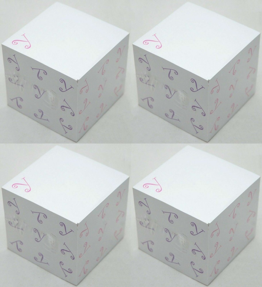 2400 Post-It SHEETS Notepad The Letter Y White Sticky Notes 3" Square Office NEW