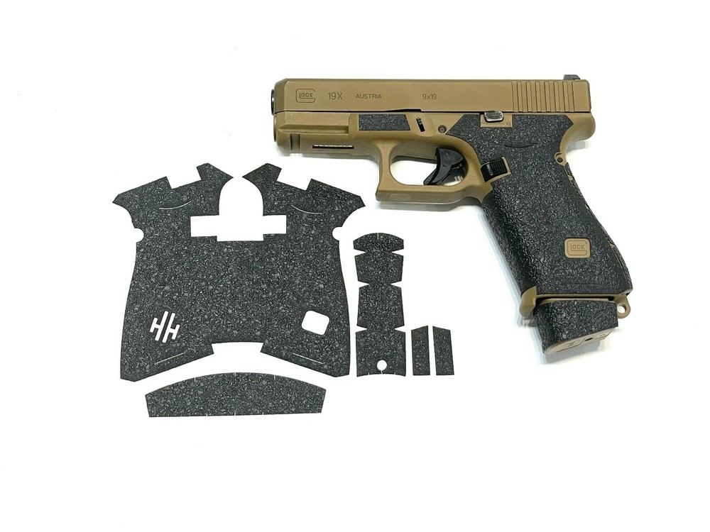 HANDLEITGRIPS Textured Rubber Gun Grip  Wrap  for Glock 19X / Glock 45