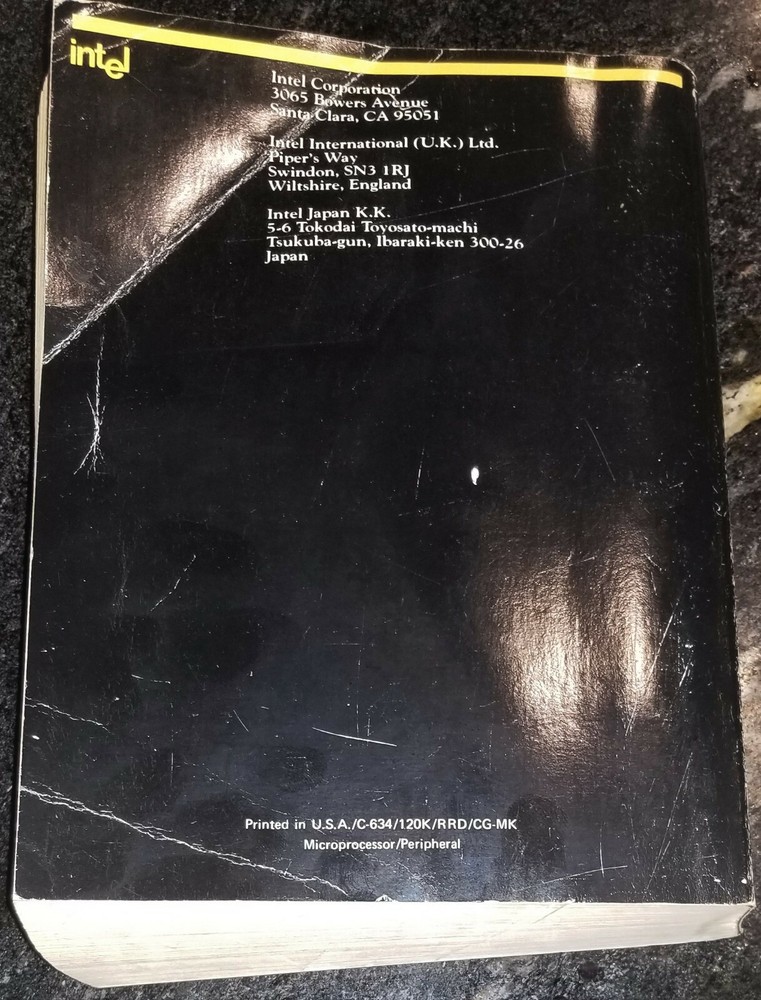 USED 1984 Intel Microsystems Components Handbook Vol. II