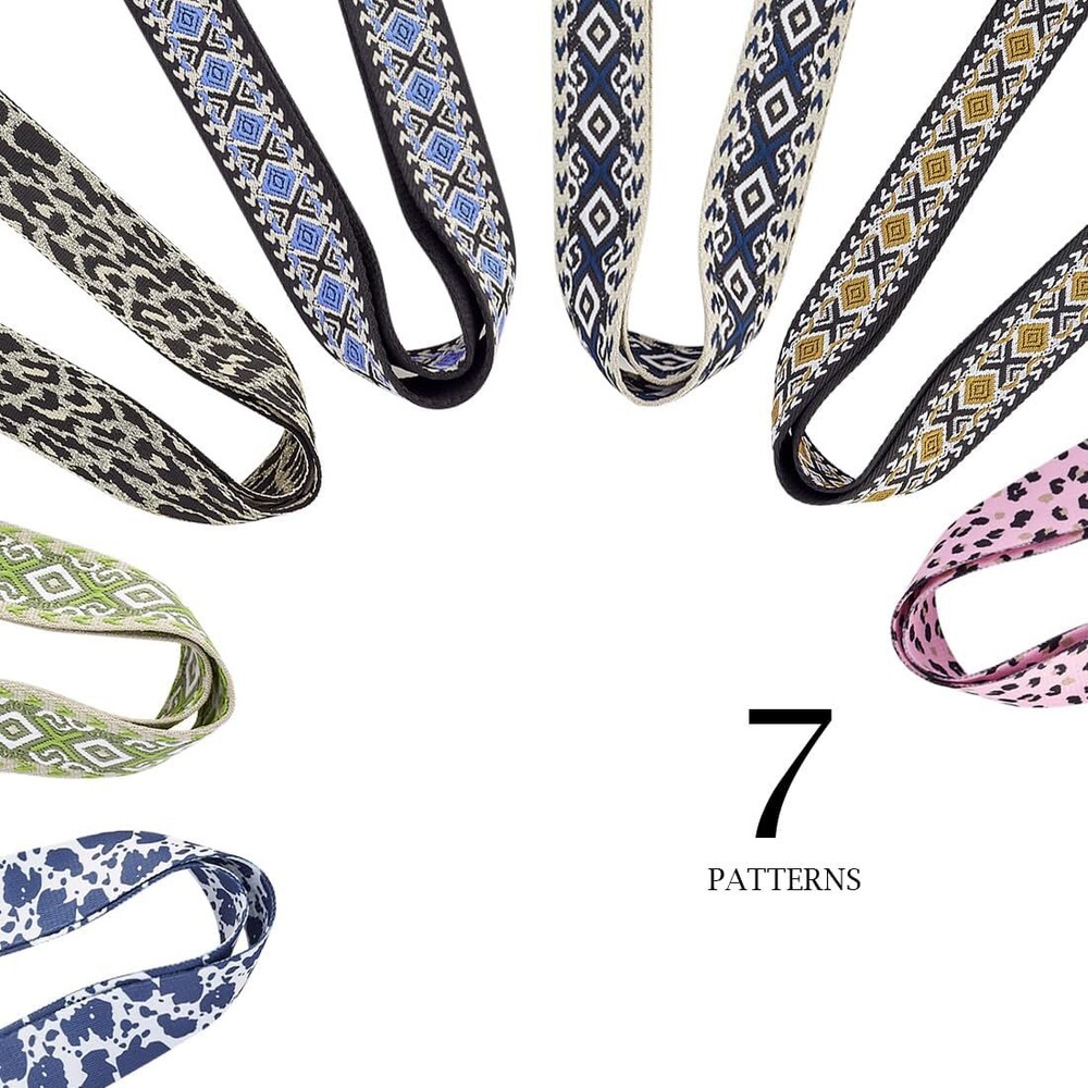 TANOSII Wide Purse Strap Adjustable Replacement Golden String Leopard