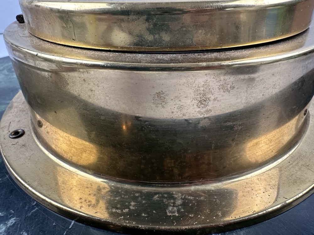 STOCKBURGER COMPENSATED PRECISION BRASS BAROMETER MADE IN GERMANY - UNTESTED
