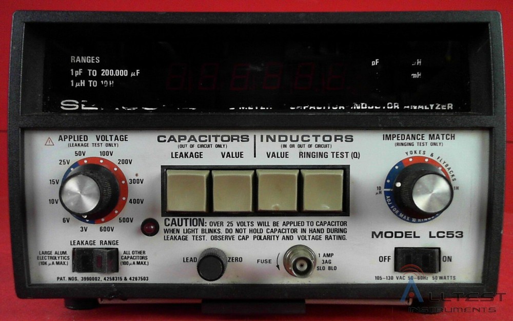 Sencore LC53 Capacitor Inductor Ananlyzer
