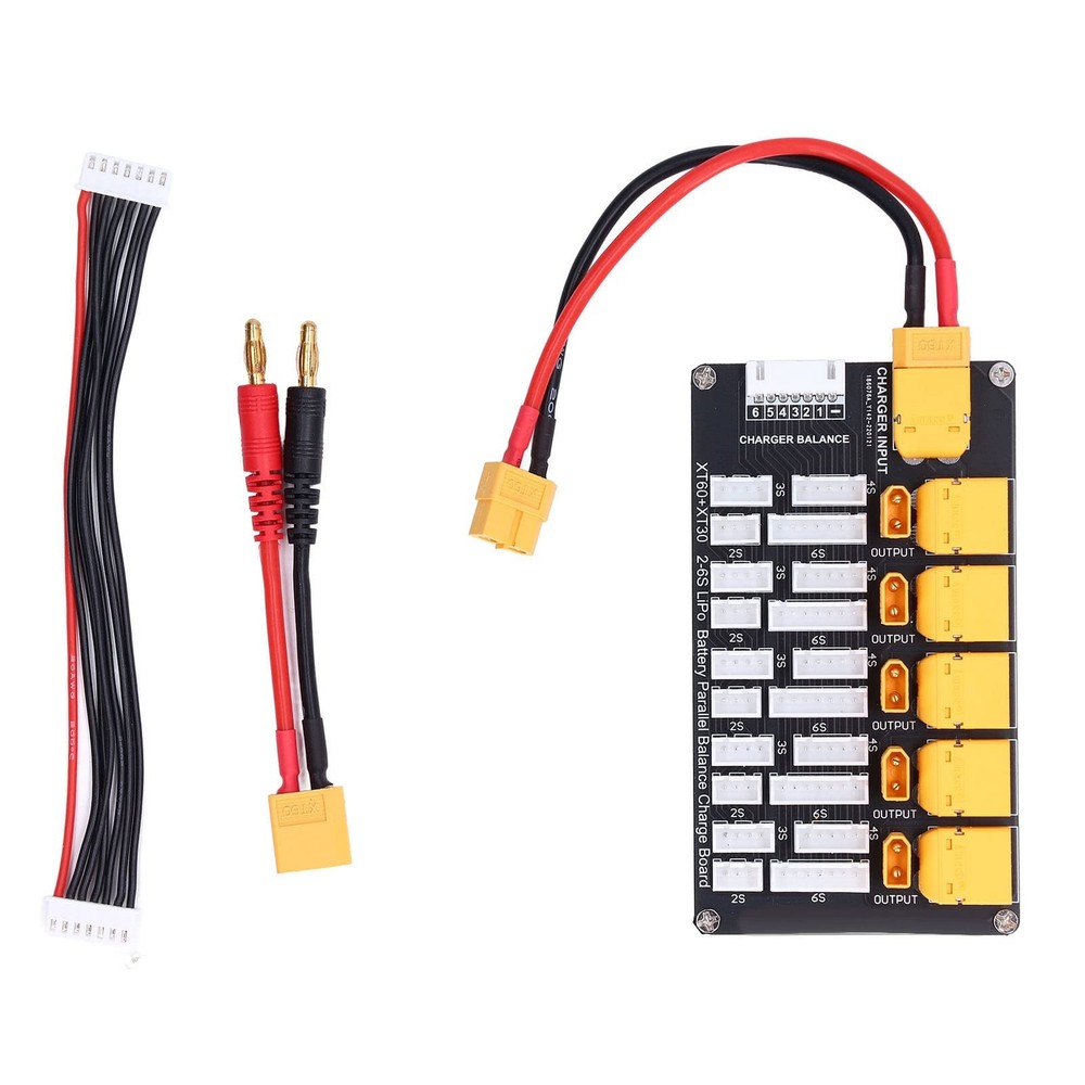 Parallel Lithium Battery Charging Board, Balanced LiPo Battery Charging Board...