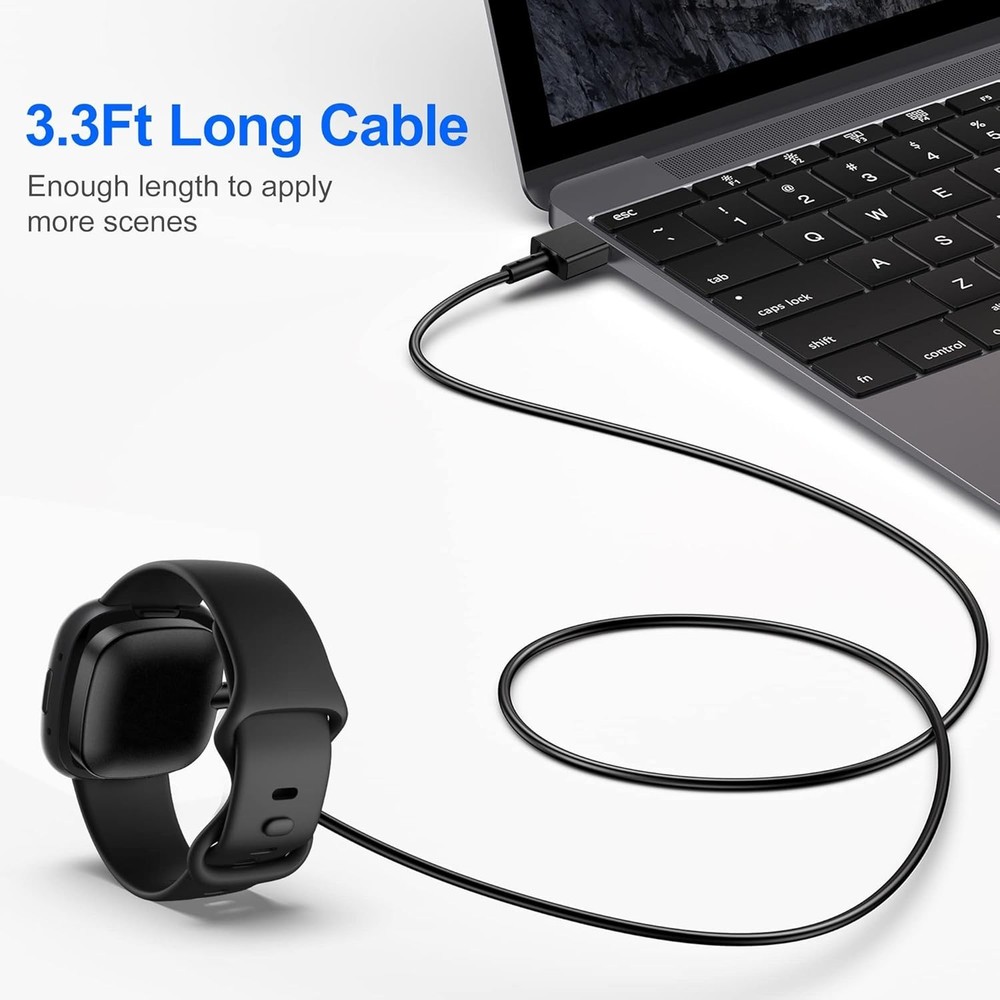 3.3 Ft USB-C Charging Cable for Garmin Devices - Versatile & Durable Design