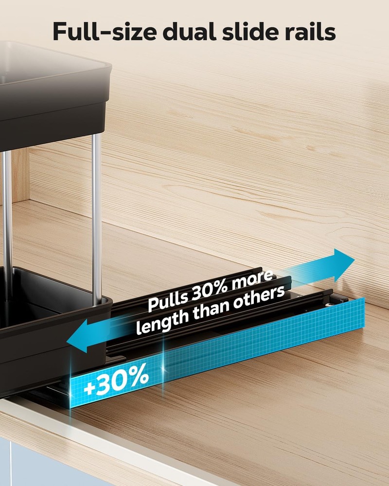 Spice Organization for Cabinet-Vertical Spice Rack Pull Out-Spice Rack Organi...