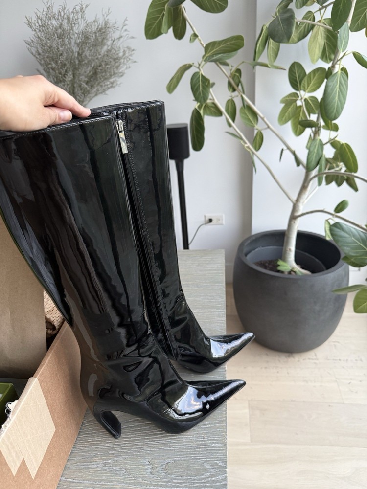 Tory Burch Tall Boot Patent Leather Boot Size 7.5