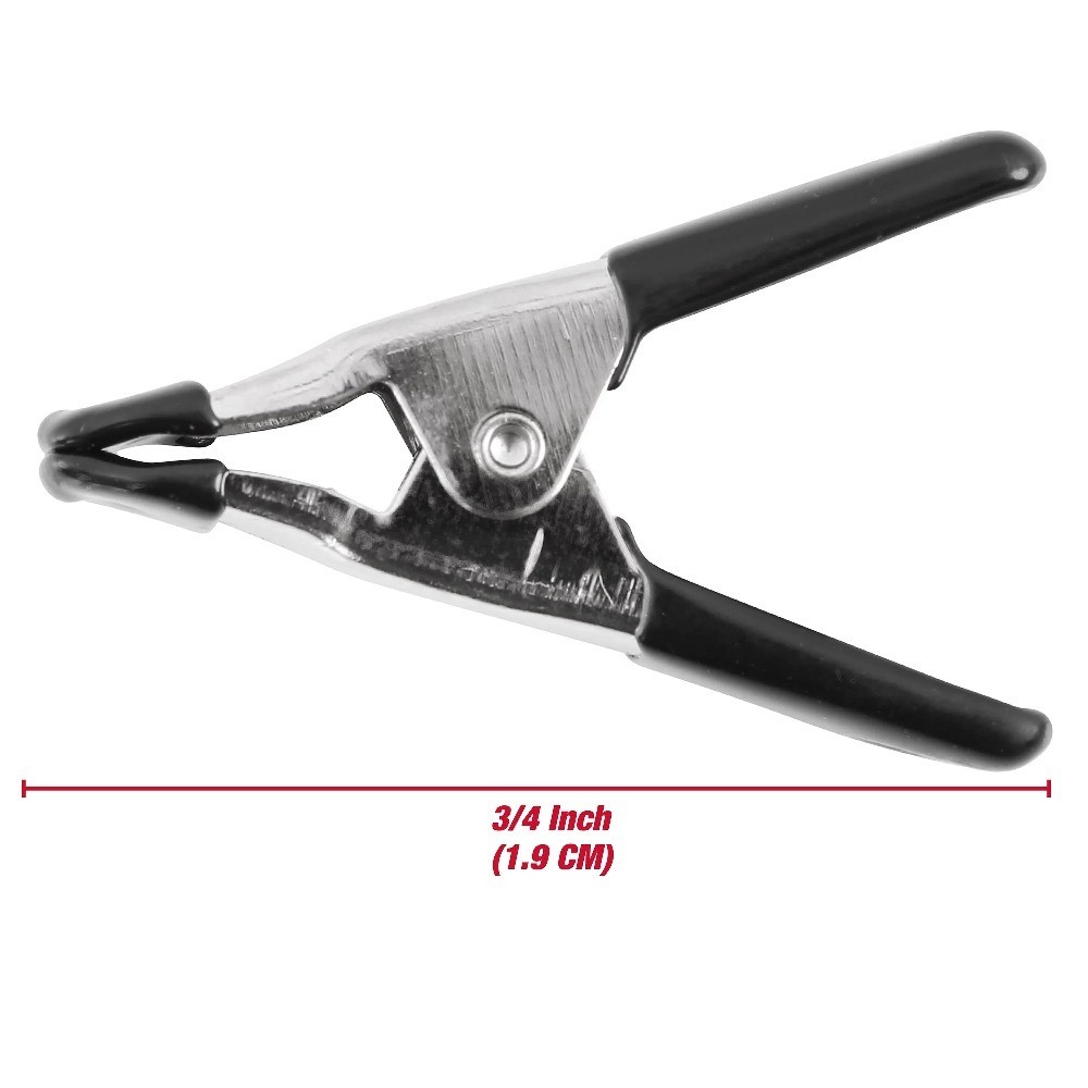 Mini Metal Spring Clamp Set 12-Piece Craft Woodworking Tool for DIY Projects
