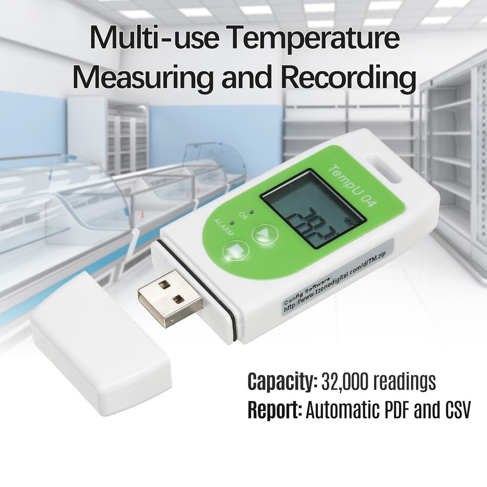 KKmoon Data Logger Multi-use USB Datalogger Reusable TEMP P3A8