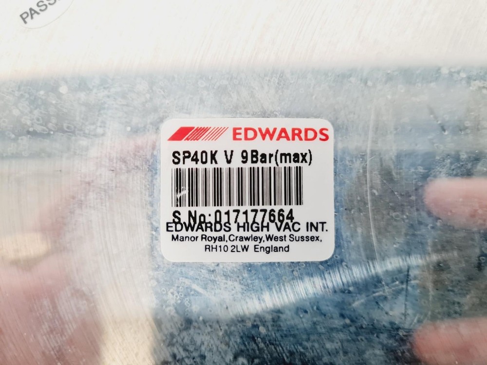 Edwards SP40K Speedivalve (x 4) – 9 Bar