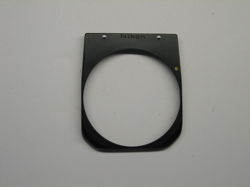 BLACK FRONT PLATE FOR NIKON F2