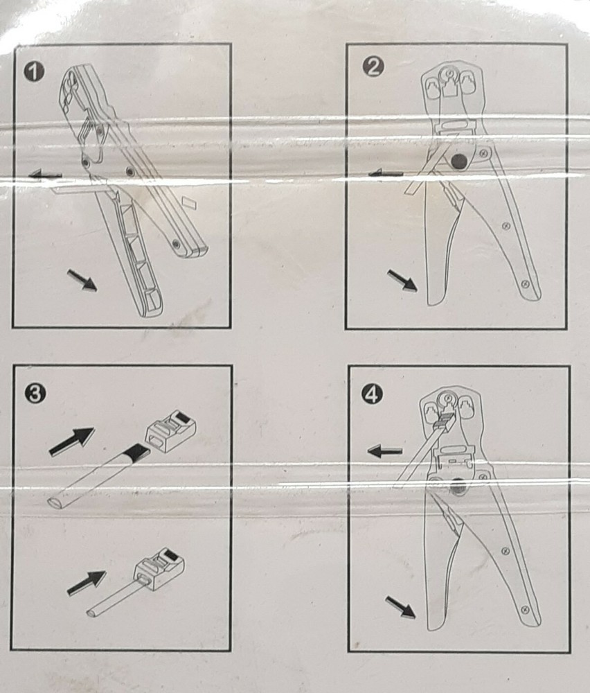 Pitbull 8" Network Line Crimping/ Cutting Pliers (3-2-3)
