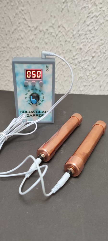 Hulda Clarck’s Protocol Gadget Multi Frequency Zapper with Copper, Silver-Orgone