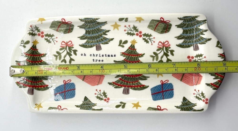 Mudpie Tray Oh Christmas Tree Retro Dish