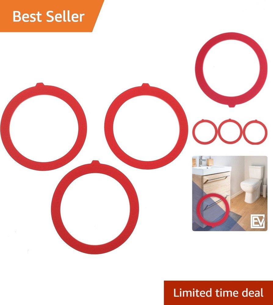 3-Pack Kohler Compatible Flush Valve Seals - Easy Install & Reliable Performance