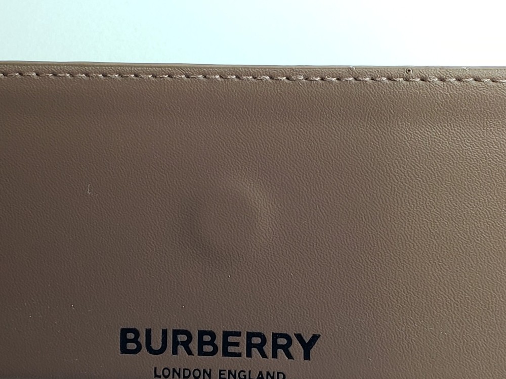 Burberry Camel Brown Soft Leather Glasses Case