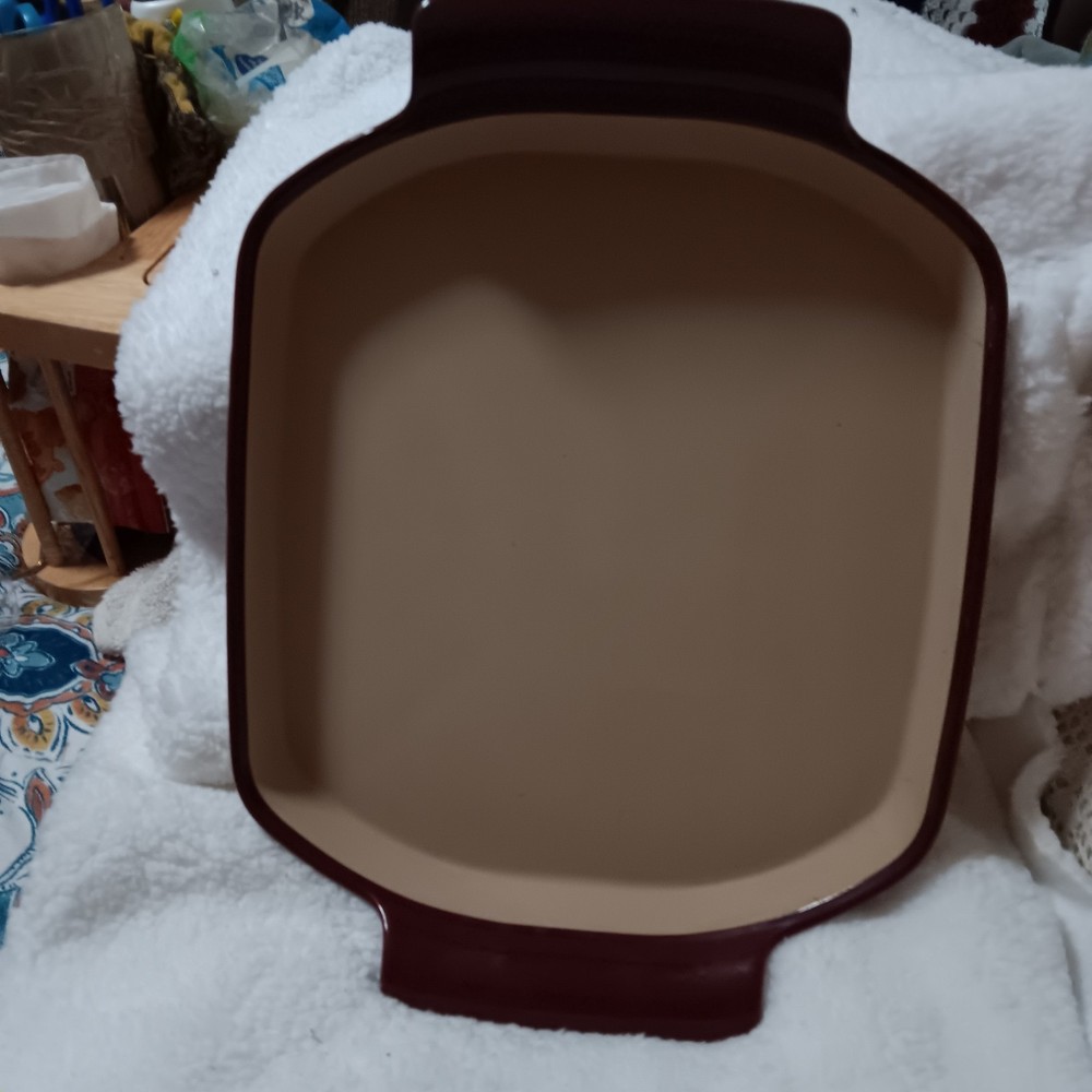 Pampered Chef Stoneware Baking Stone 12x15 Inches