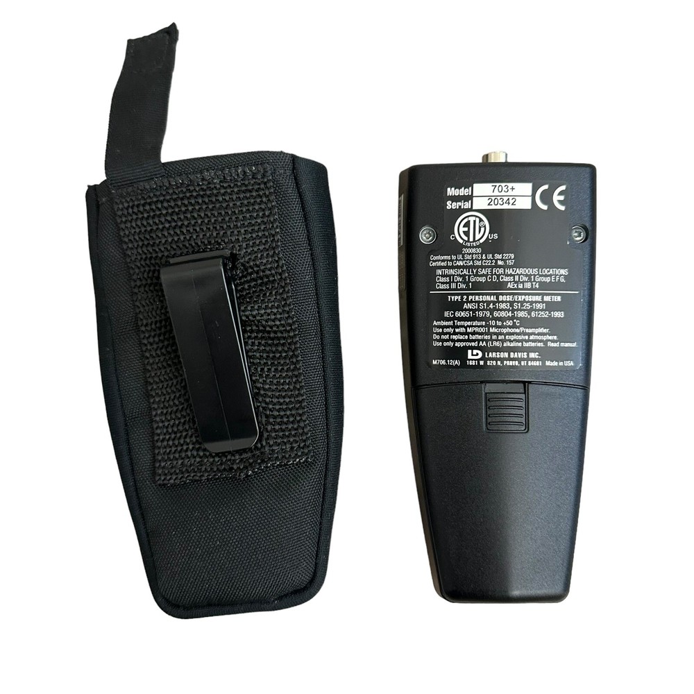 Larson Davis Spark 703 + dB Noise Dosimeter in Soft Case