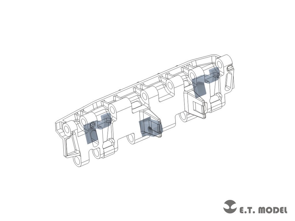 ETmodel P35-317 Tiger II Spare Track Brackets（For Late Version Track）