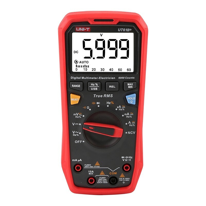 UNI-T UT61B+/UT61D+/UT61E+ Auto Range Digital Multimeter ✦KD