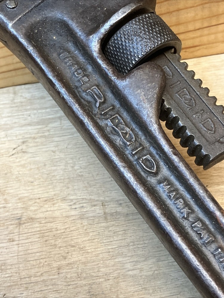 Vintage Rigid 14 Inch Pipe Wrench