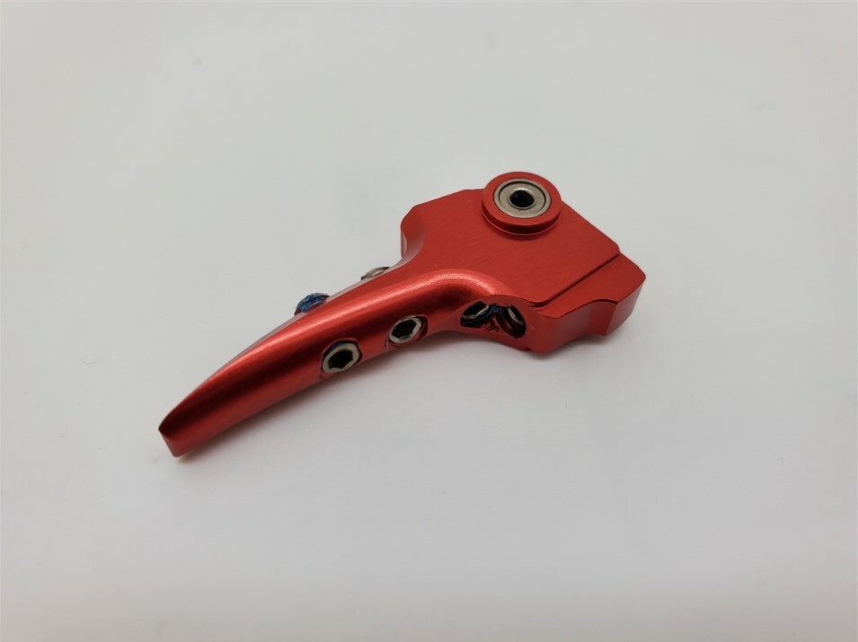 Inception Designs Eclipse M170R Upgrade Fang Trigger w/ Roller Bearing Red